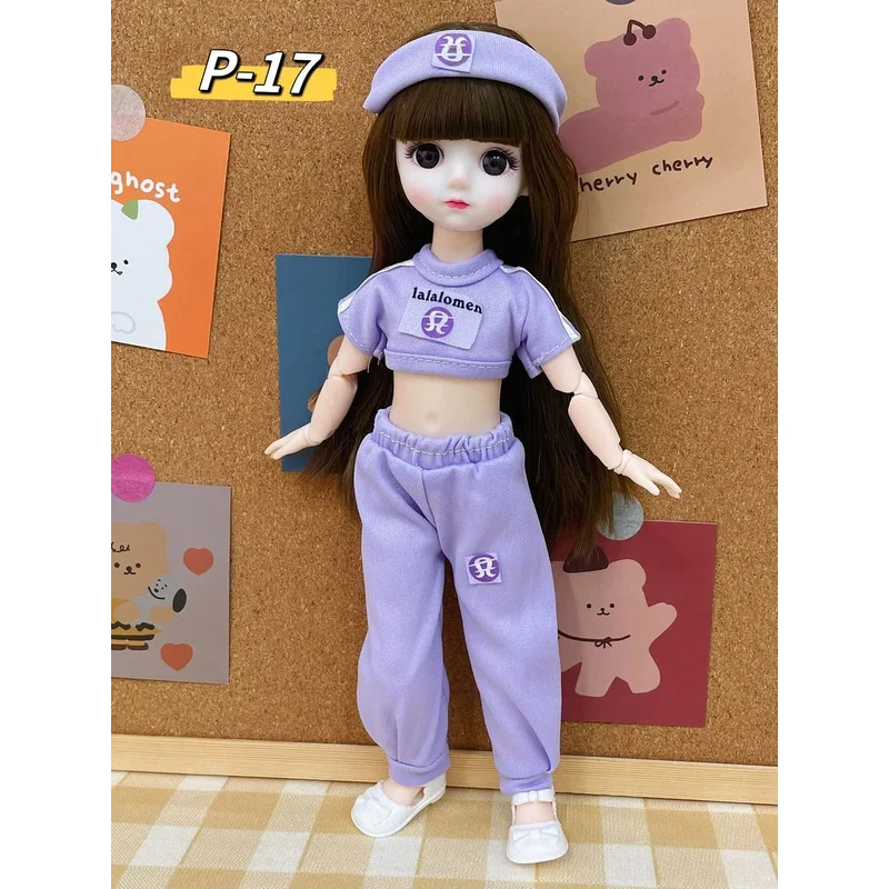 

12-дюймовая 30-сантиметровая кукла Bjd в стиле аниме для девочек от 4 до 16 лет, аксессуары для кукольного домика, юбка, шляпа, головной убор с одеждой, наряды, игрушки «сделай сам»