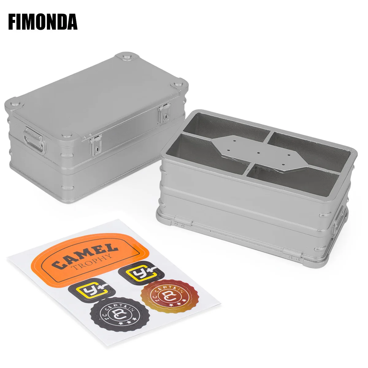 Simulated Luggage Rack Box 78*45*34cm for 1/8 1/10 RC Crawler Car Traxxas TRX4 TRX6 SCX10 Accessories Decorative Tool
