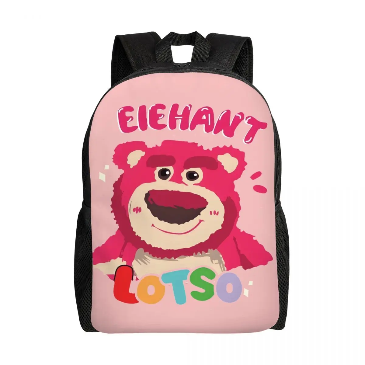 

Custom Lotso Huggin Bear Travel Backpack Men Women School Laptop Bookbag Comic Pattern College Student Daypack Bags