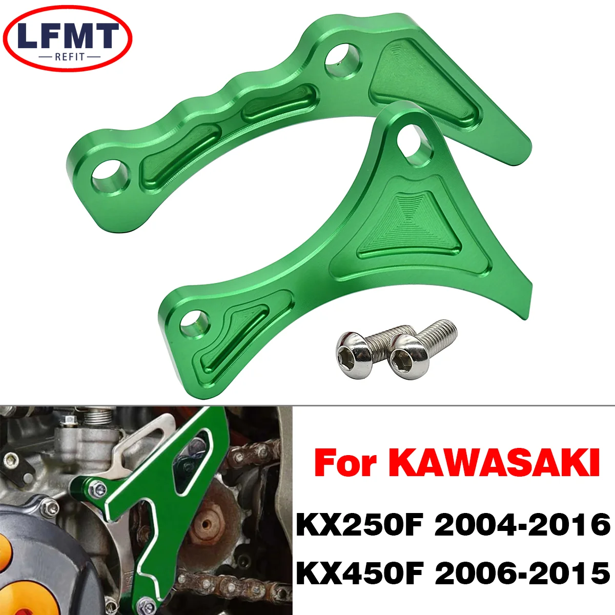 

Motorcycle Guard Cover Chain Sprocket Cover Engine Protector For Kawasaki KX450F 2006-2015 KXF KX 250F 450F KX250F 2004-2016