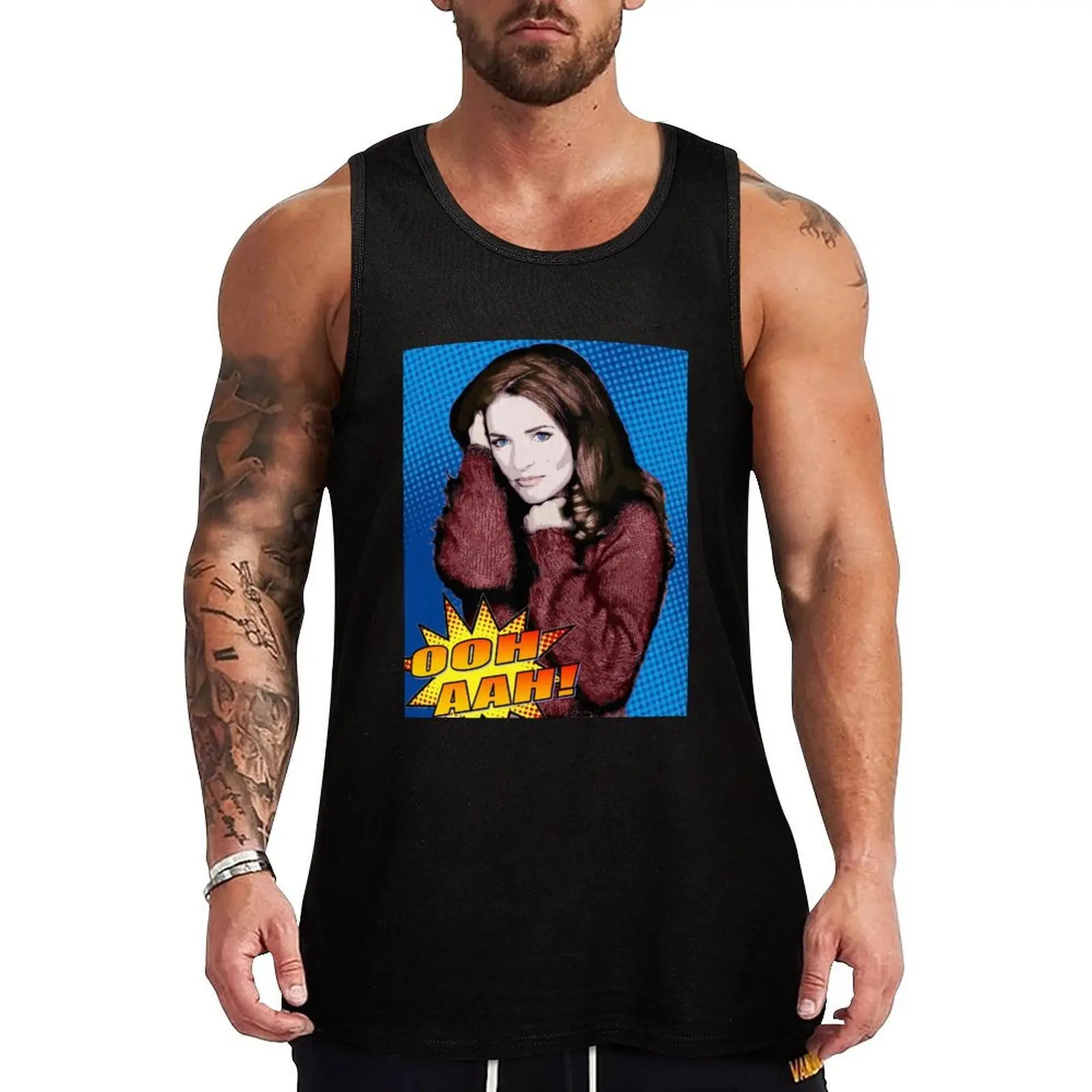 

Gina G - Ooh Aah! Just A Little Bit Tank Top Dry Fit Tank Top Moisture Wicking Sports Sleeveless