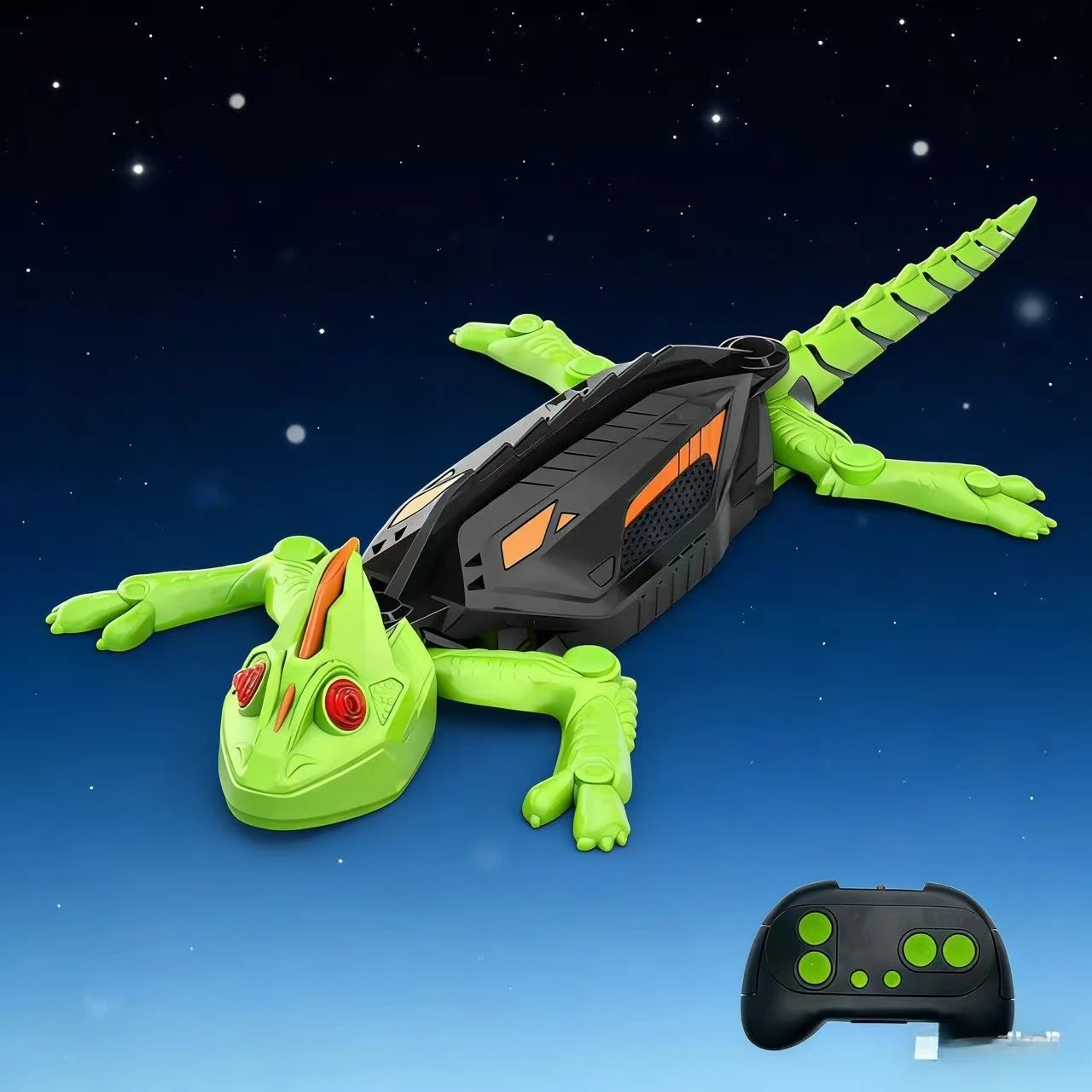 Gecko teledirigido de escalada de pared de vidrio, robot de decoración interactivo divertido de Navidad biónico