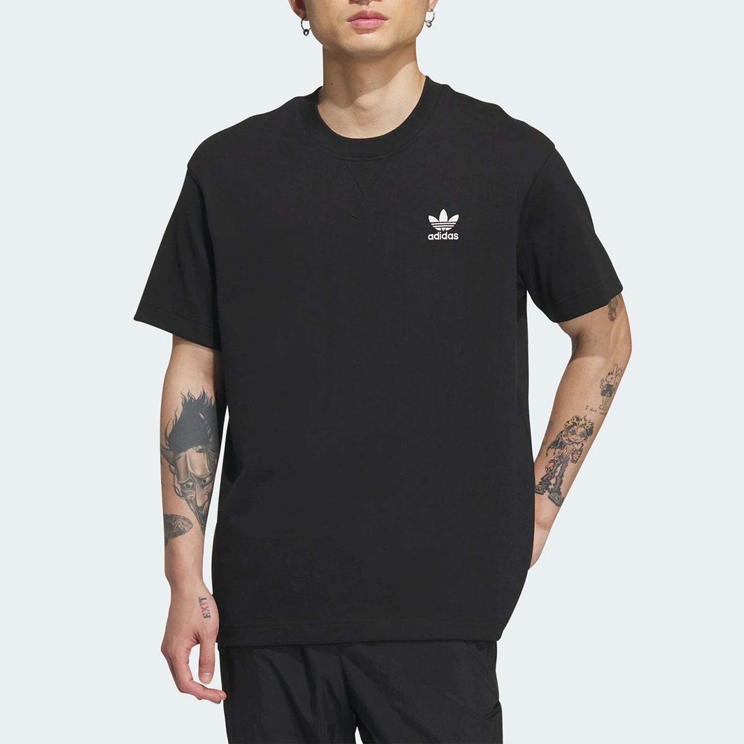 

Adidas Authentic Three Leaves Couple Style Dragon Year Print Sports T-Shirt IX4221