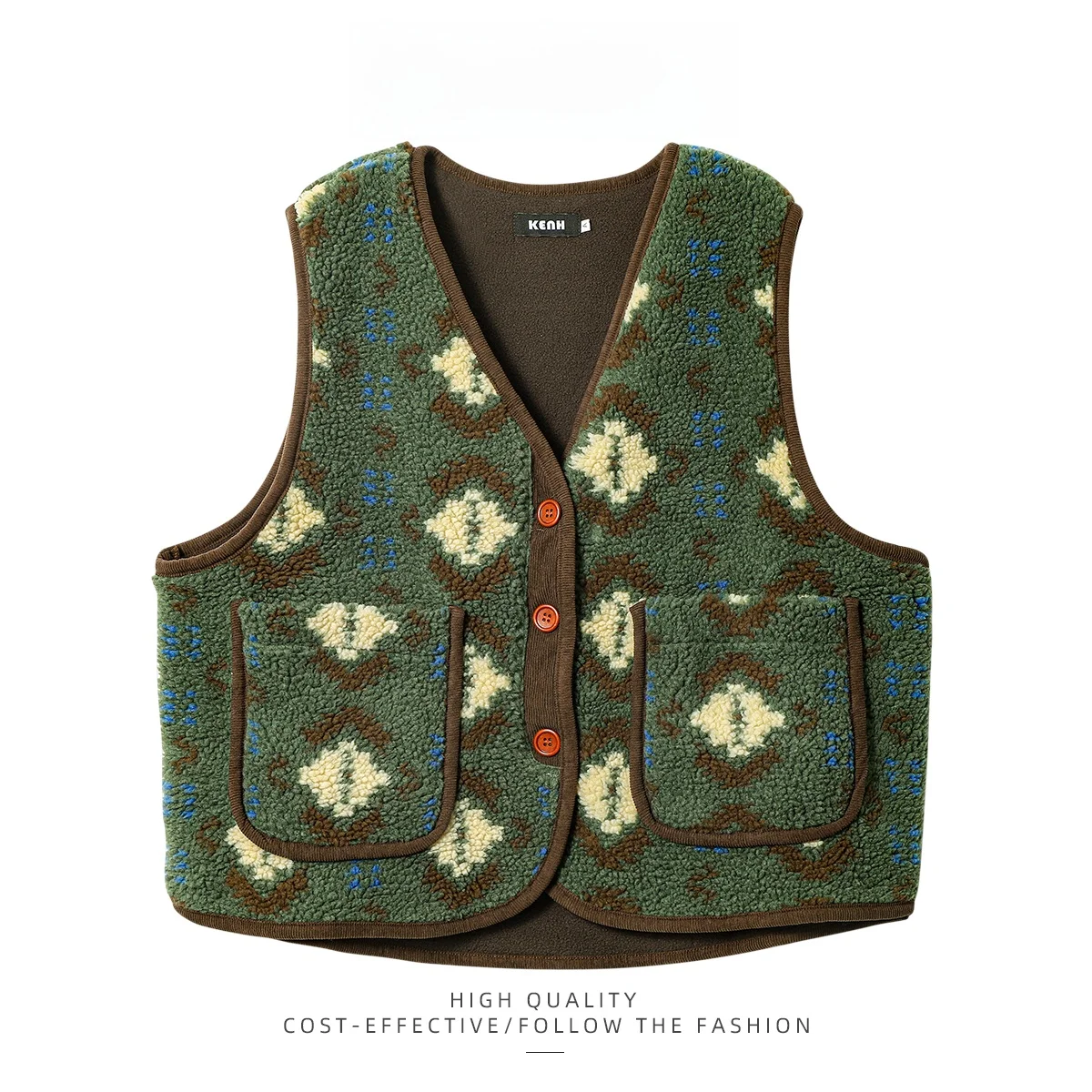 

PAIXIANG винтажный клетчатый женский жилет-конверт, осенне-зимняя верхняя одежда, свободный утягивающий плечевой коврик с верхними пуговицами и v-образным вырезом