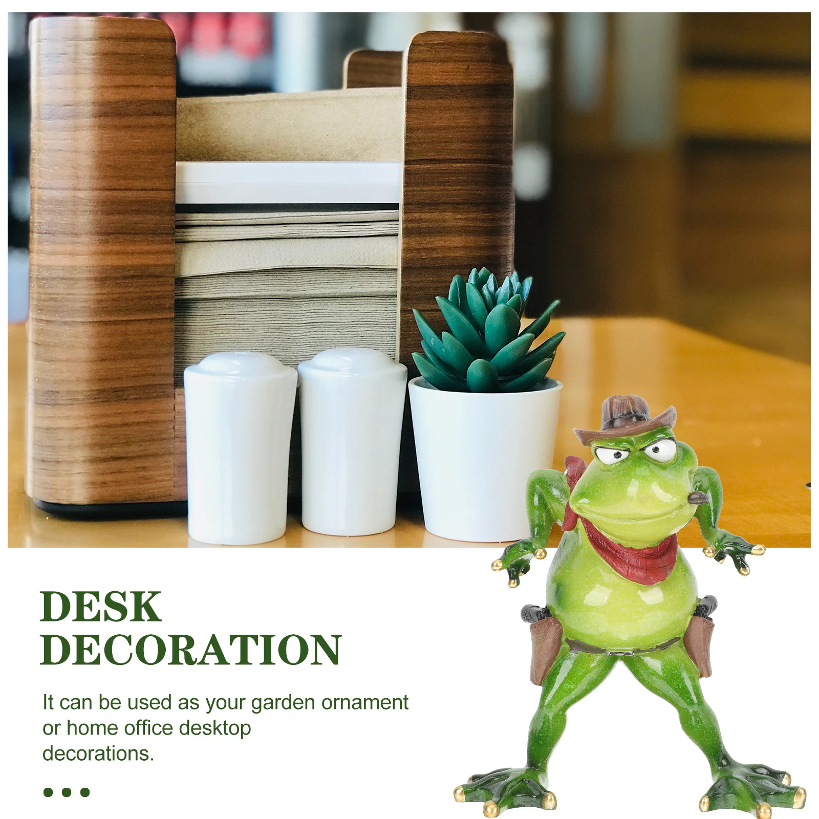 

Decor Resin Frog Garden Statue Ideal for Yard Pond Lawn Landscape Outdoor Decor Table Adornment Home Gift