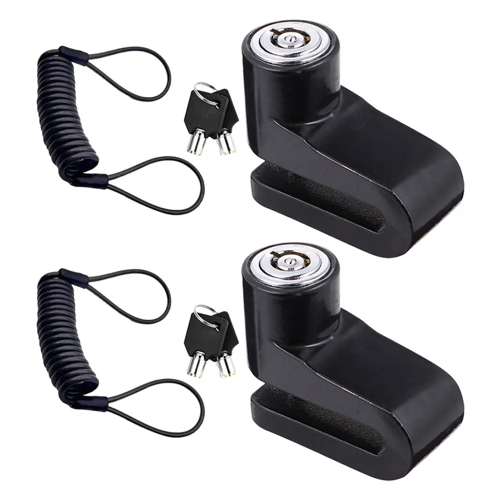 

2Pcs Highsecurity Disc Brake Lock for Bikes Motorcycles Electric Scooters Portable Durable Motorcycle Brake Lock