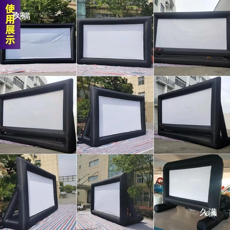 

Commercial event advertising screen mobile portable projection stand air model others