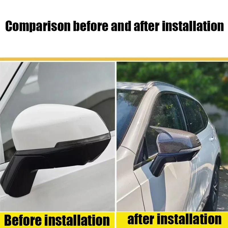 IOSN Rain and dust cover for the exterior mirror of the car for Haval Jolion 2025 2024 2023 2022 2021 ABS adhesive installation