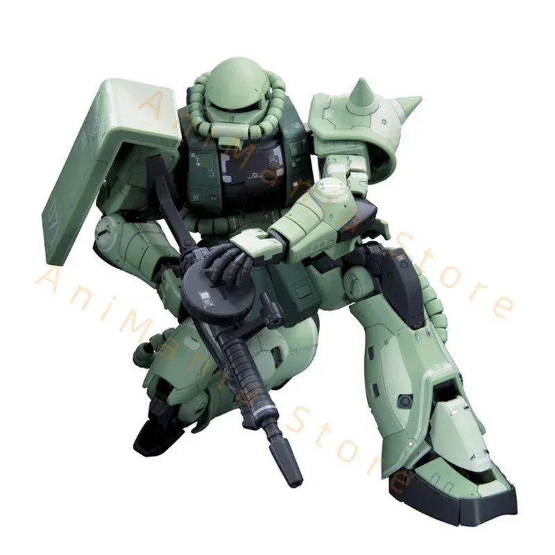 Bandai Gundam Model Kit Anime Figuur RG 1/144 MS-06F Zaku 2 Echt Gunpla Robot Model Actie Speelgoed Figuur Speelgoed voor Kinderen