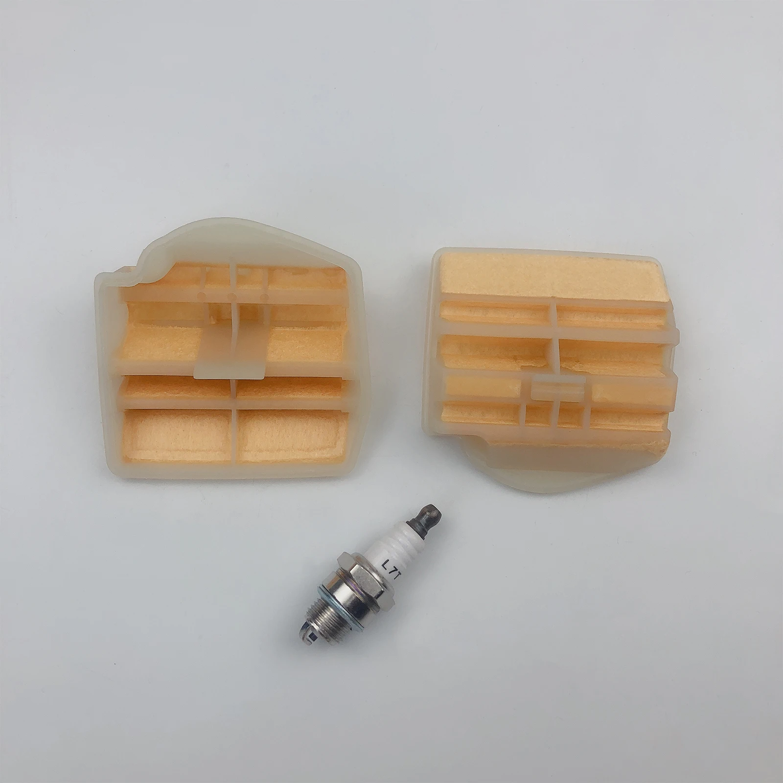 3 sztuk/zestaw filtr powietrza świeca zapłonowa dla Husqvarnas 445 450 Rancher 450 E II 445E II Chainsaw wymienić 544080802 544080803 503443201