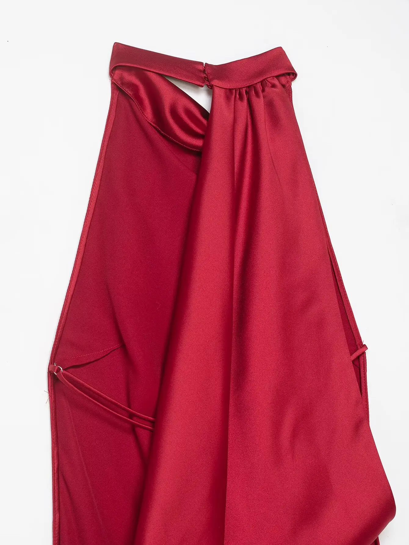 여성 새틴 홀터넥 롱 드레스 여름 미디 드레스 여성 섹시 백리스 이브닝 파티 드레스 민소매 우아한 드레스