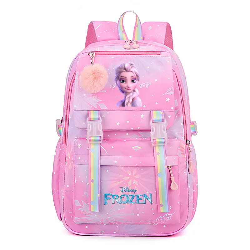 Disney Frozen Mochila Feminina Anna Elsa Kids Backpack School Bags Teenage Girls Laptop Back Pack Women Travel Bagpacks