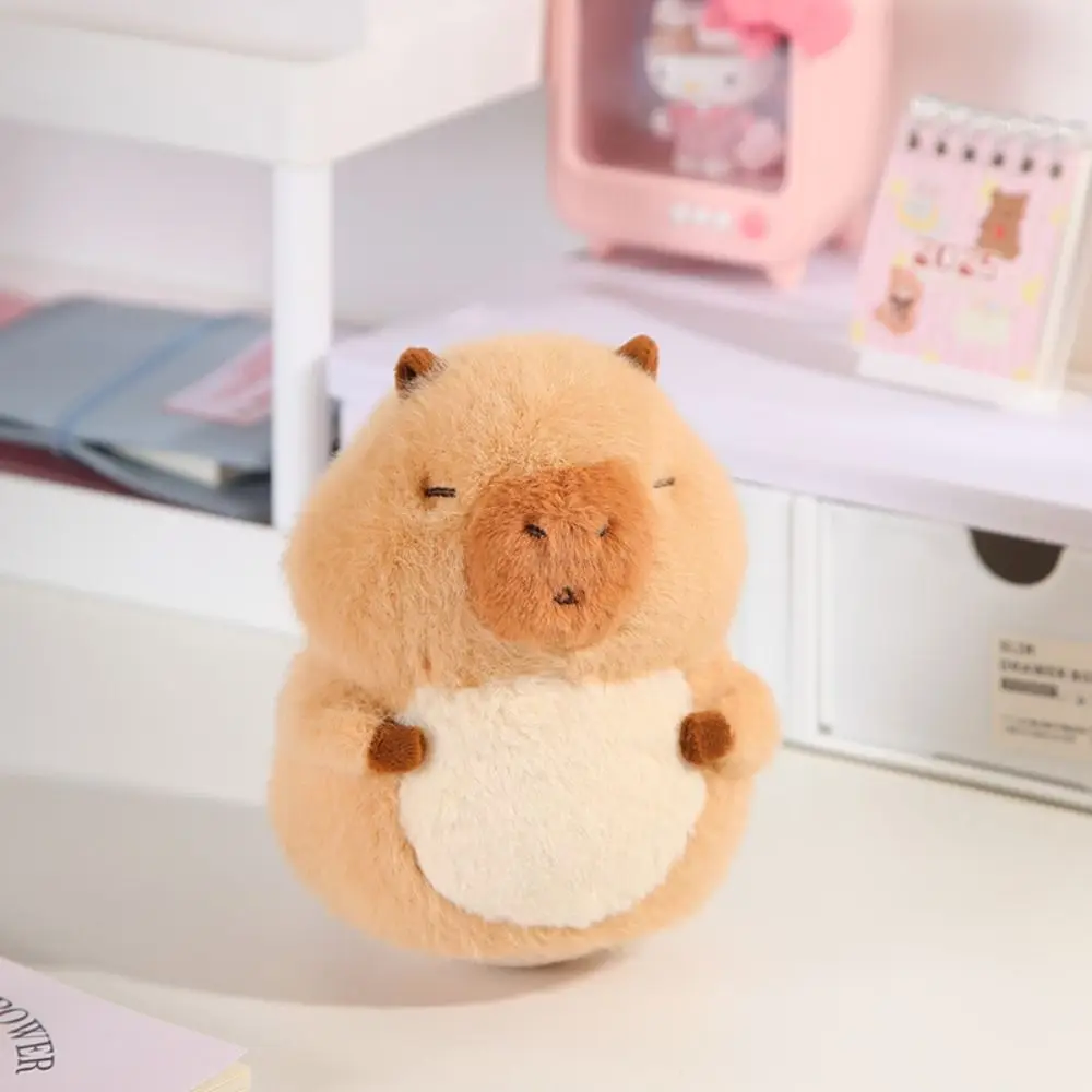 Kunststoff Capybara Plüsch Tumbler handgemachte Spielzeug Puppe Capybara Plüschtier Modell Desktop Dekoration Statue Panda Schaukelspielzeug