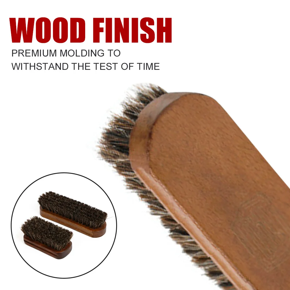 Car interior cleaning tool horse hair brush soft and non-shedding cleaning brush leather seat duster car beauty brush