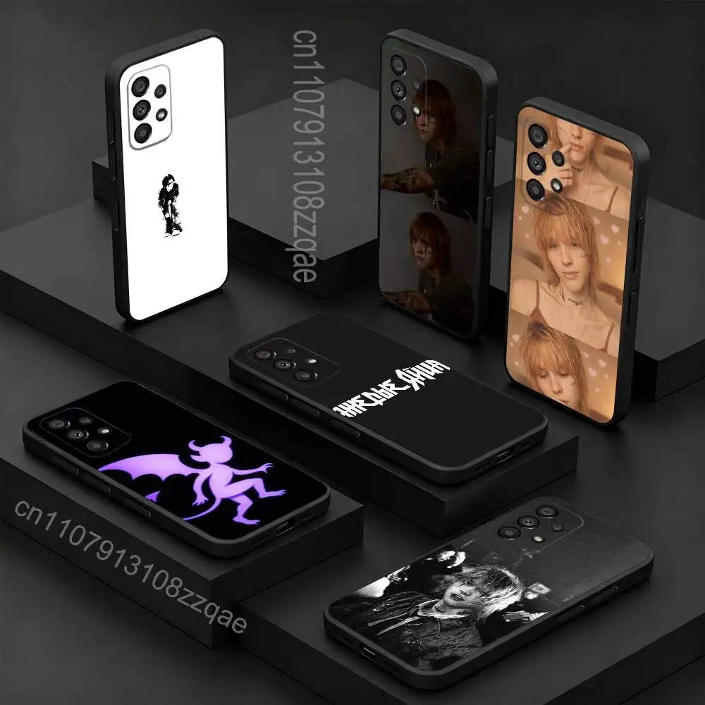 

Singer K-Kai Angel Damage Phone Case For Samsung S 9,10,21,30,22,23,24,25,26,Ultra,Plus,Lite,FE,4,5G Black Soft Case