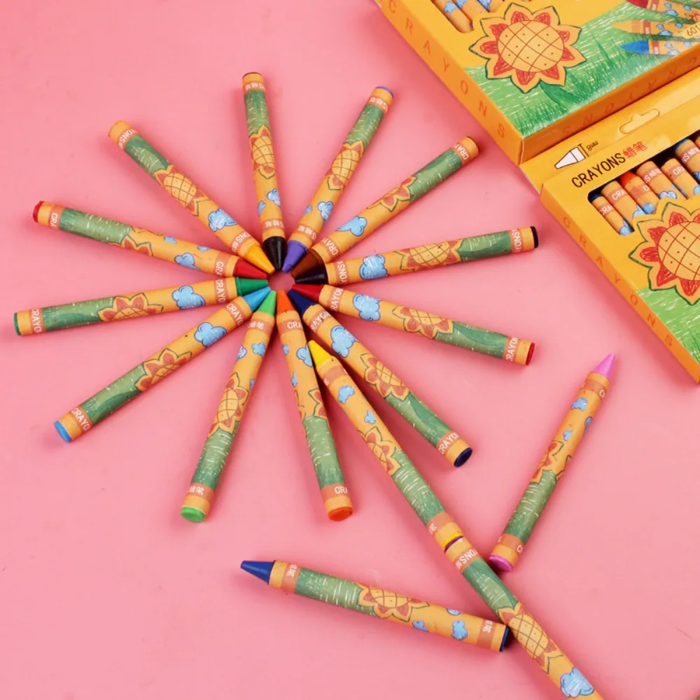 6 Boxes of 8/12/24 Color Painting Pen Set for Kids Birthday Party Baby Shower Wedding Gifts, Back To School Kindergarten Prizes