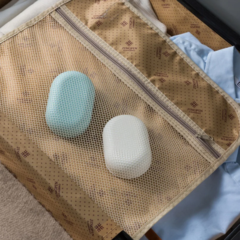 

4Pcs Soap Box with Lid All-in-One Functional Soap Tray for Travel Home Dorm Gym Bathroom Moisture Drainage Design