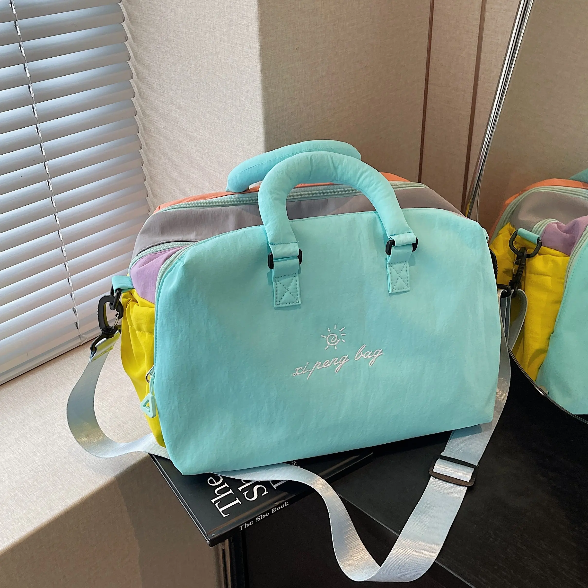 large-capacity-sports-yoga-bag-portable-fitness-training-bag-handheld-crossbody-travel-bag-for-short-trips-fashionable-backpack