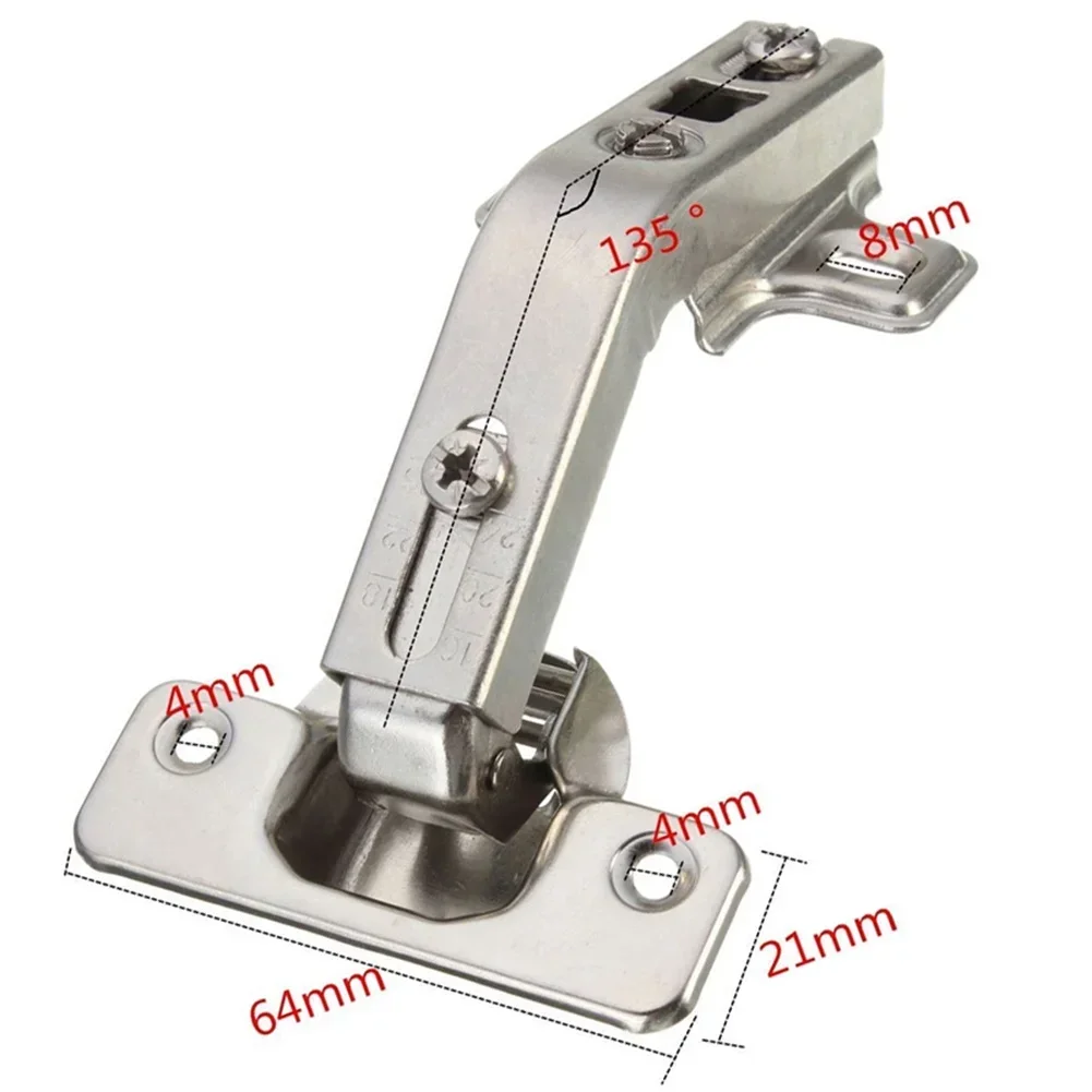 135° Hinge Kitchen Cabinet Hinges Wardrobe Cupboard Concealed Corner Door Hinges Cabinet Hinges TV Cabinets Bookcases Hinges