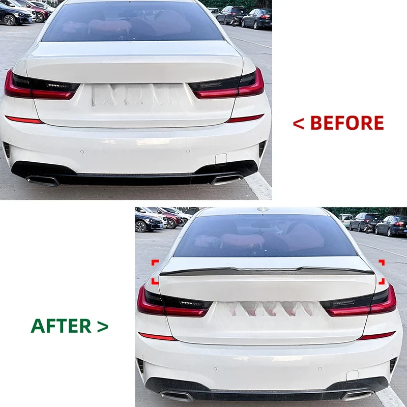 High Quality Rear Trunk Roof Spoiler Tail Wing Fit 3 Series G20 320i 330i 2019+ Auto Exterior Decor Accessories