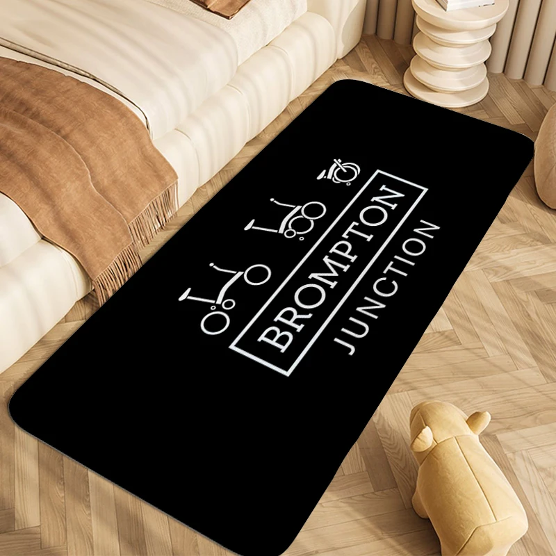 Bedroom Carpet Bromptons Mat for Hallway Living Room Floor Carpets Anti Slip Funny Doormat Entrance Door Custom Bathroom Rug