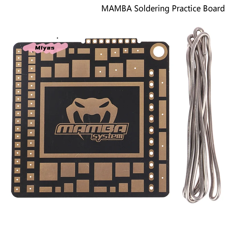 

DIATONE MAMBA High-Quality Soldering Practice Board 49x49x1.6mm for FPV Beginner New Pilots DIY Parts to Improve Soldering Skill