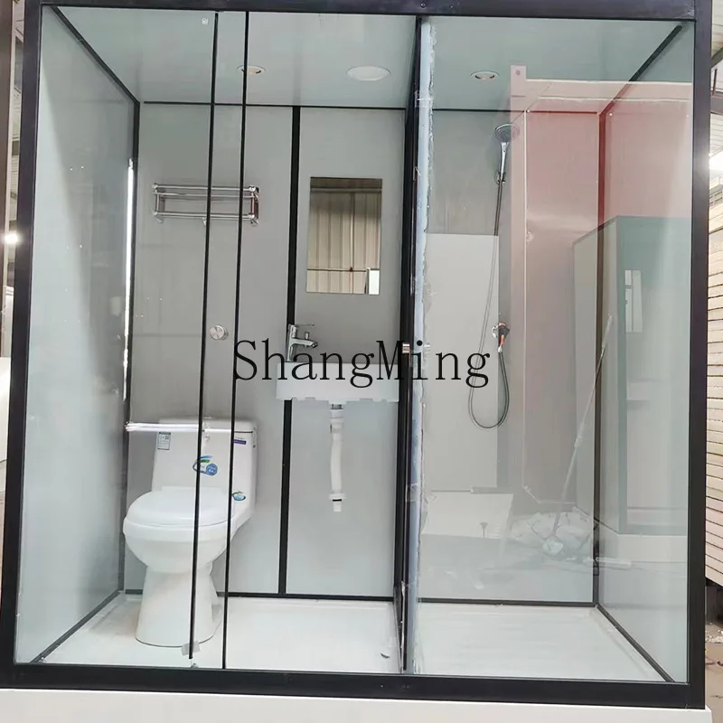 

SM free waterproof dry and wet separation integral shower room integrated bathroom simple and fast