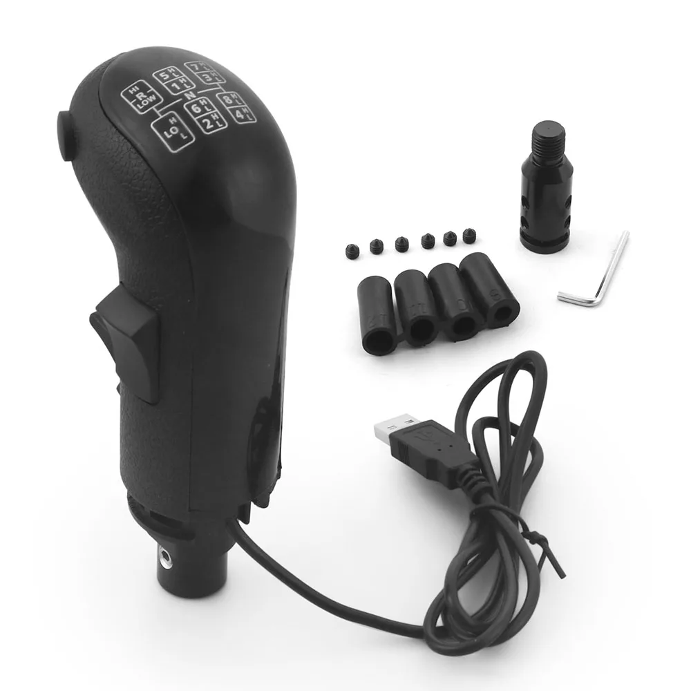 Left Hand USB Truck Simulator Shifter Knob for G923 G29 G27 G25 TH8A for ETS2&ATS Euro Truck High Low Gear Simulator