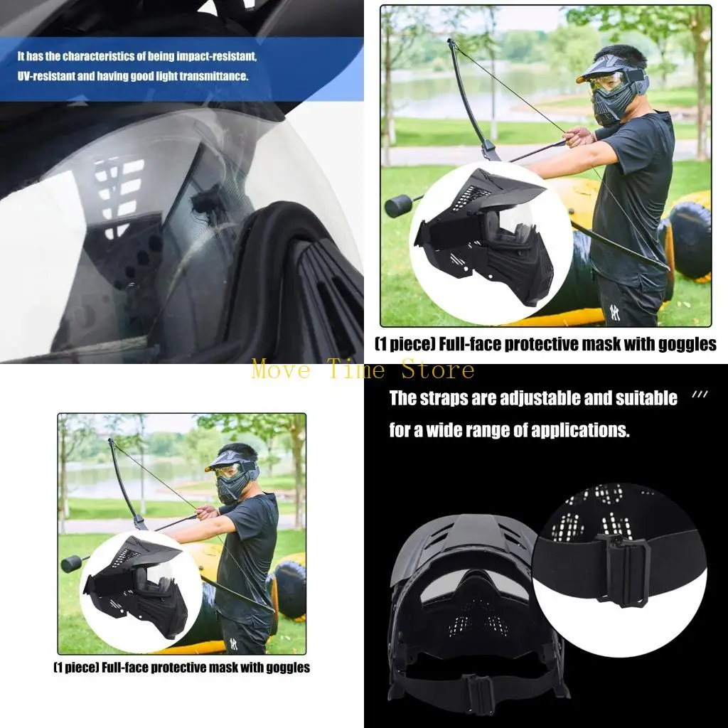 92ME Quick Released Full Face Guard Easy to Clean Design for Frequent Use Activity