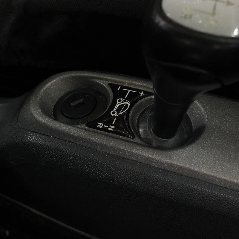 Car Gear Lever Panel Decoration Central Control Panel 3D Sticker for Smart 451 Fortwo Accessories Modification Products view 3