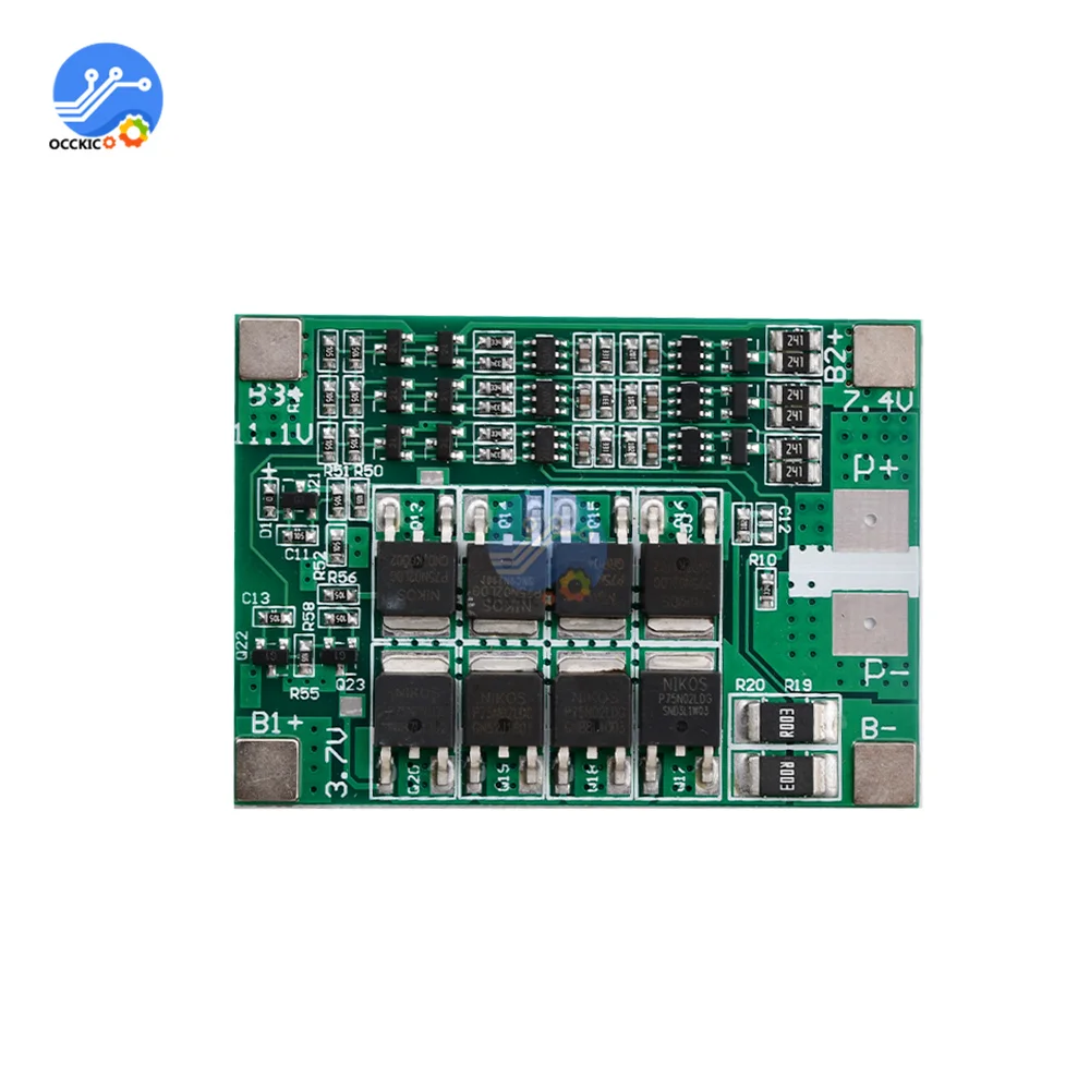 BMS 3S 40A Balancer PCM 18650 Lithium Battery Protection Board 3S BMS Li-ion Charger Charging With Balance 12V for Drill Motor