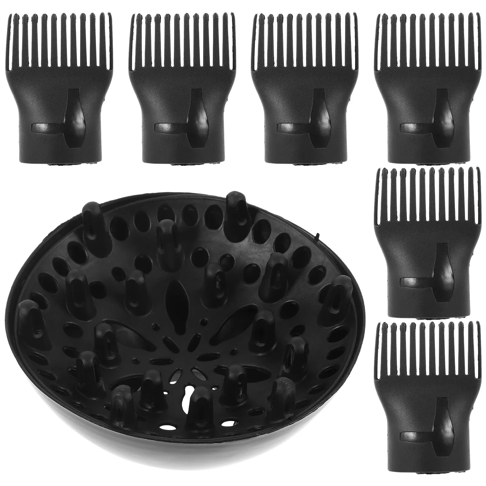 

1Set Universal Blow Dryer Comb Attachment Heat Protecting Fast Drying Hairstyling Accessory Comb Attachment for Hair Blow Dryer