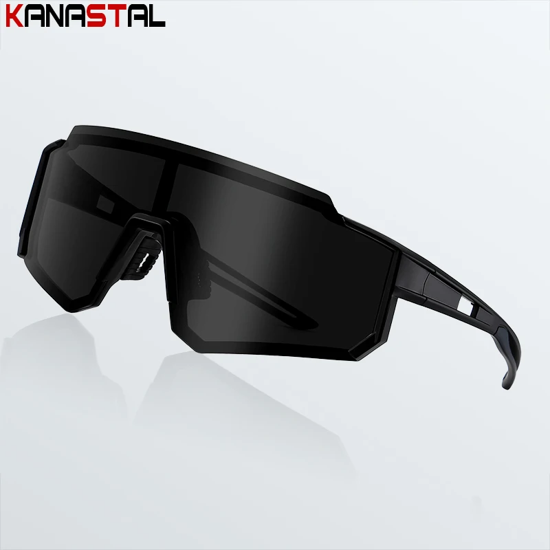 Men Sport Polarized Sunglasses Women UV400 Sun Glasses PC Eyeglasses Frame Climbing Night Riding Goggle Anti Glare Shade Eyewear