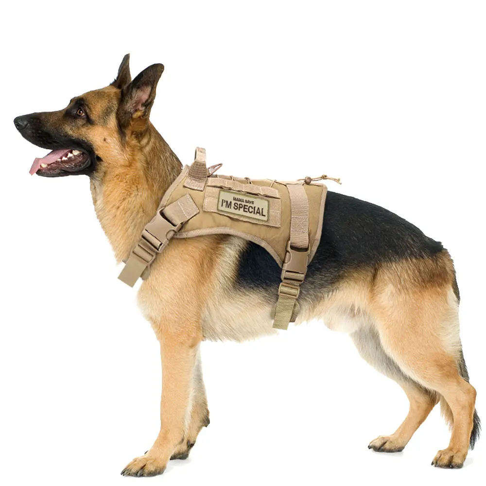 Dog Military Tactical Sticker Label Collar Harness Tag Special Patches for German Shepherd Training Stickers Pet Accessories