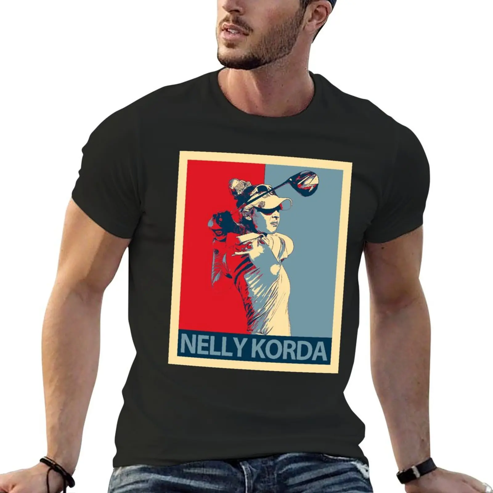 nelly korda hope poster 2022 T-Shirt heavyweights vintage t shirts shirts men