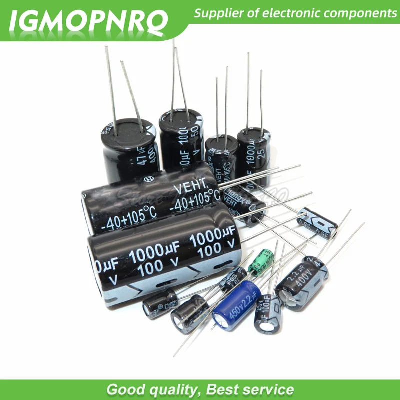 2/5/10/50PCS Aluminum electrolytic capacitor 4V 10V 16V 25V 35V 100UF 220UF 330UF 470UF 680UF 1000UF 47UF 1500UF 10UF 22UF