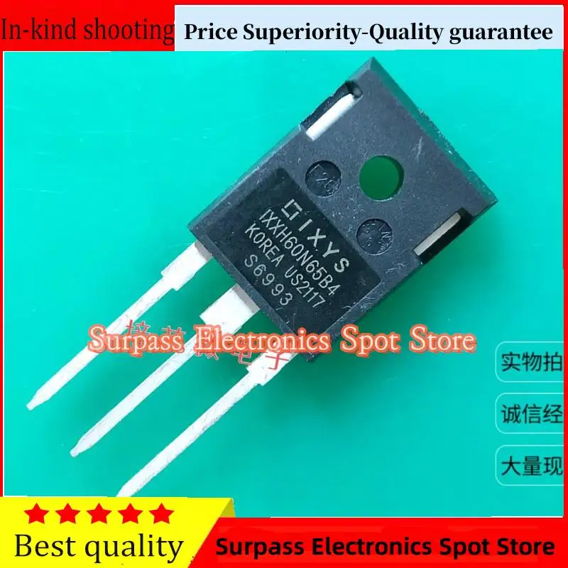 50PCS-100PCS  IXXH60N65B4  IXXH60N65B4H1 IGBT TO-247 60A650V Price Superiority-Quality guarantee