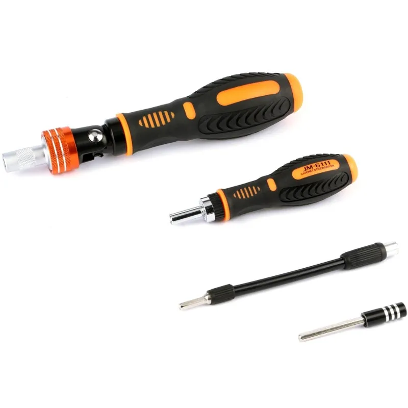 【CUSTOMER FAVORITE】JAKEMY JM-6111 Chrome Vanadium Steel Ratchet Screwdriver Set 69-In-1 Tools Included