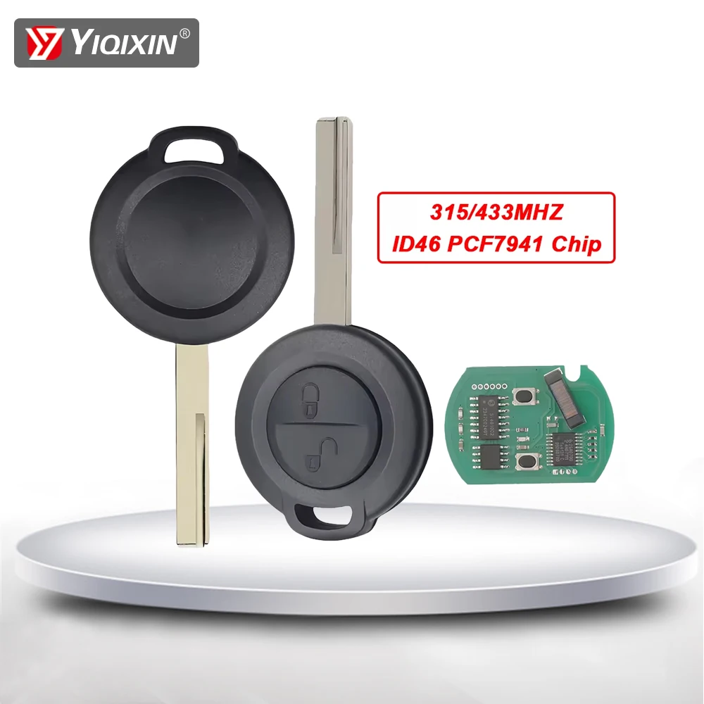 

Remoce Car Key For Mitsubishi Colt 2002-2012 Warior Carisma Spacestar Straight Cabriolet 2006-2008 315/433MHz ID46 PCF7941 Chip