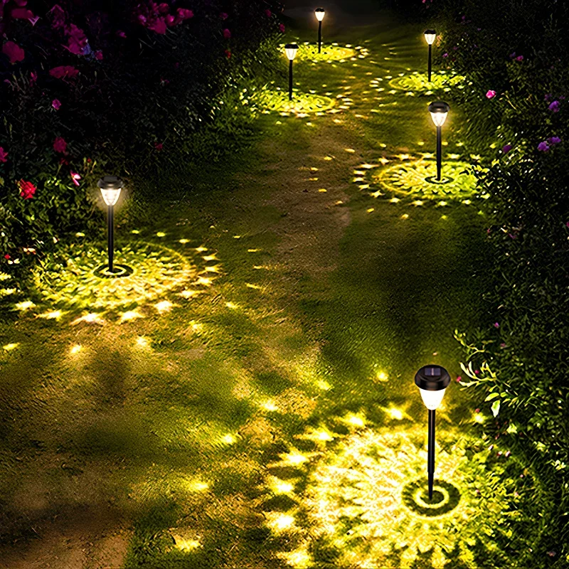 Outdoor Lighting Solar Lights Solar Ground Mounted Lamp Landscape Atmosphere Lights LED Waterproof Lawn Light for Garden Decor