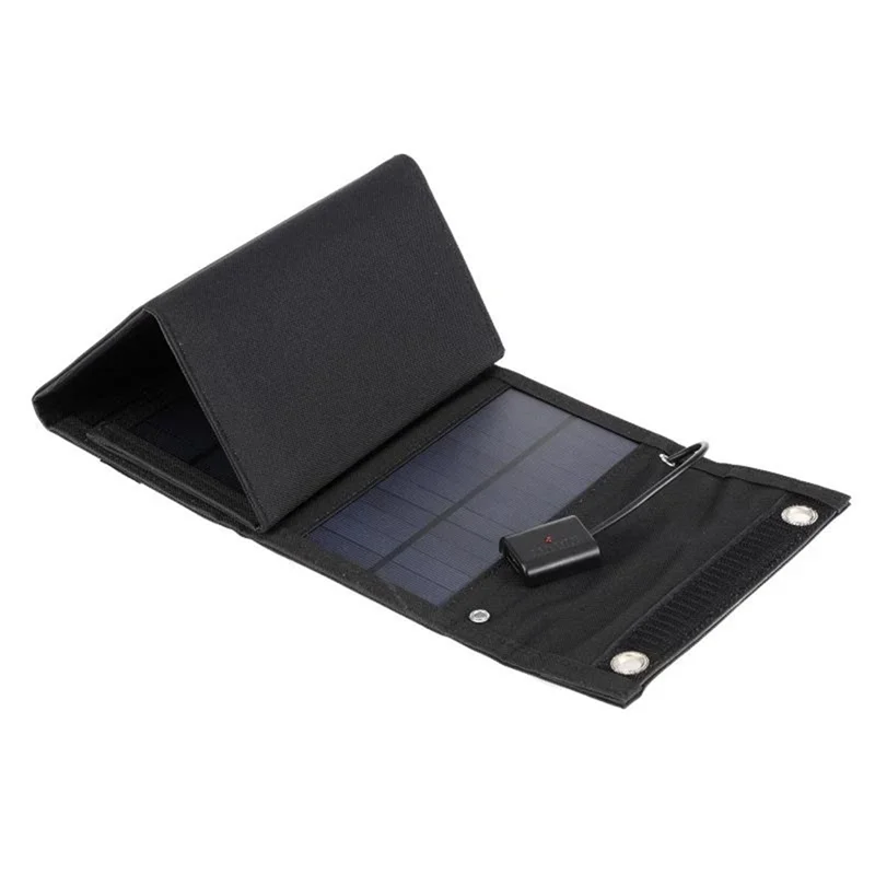 ABKJ-10W Outdoor Foldable Solar Panels Cell 5V USB Portable Solar Smartphone Battery Charger For Camping Hiking Phone Charger