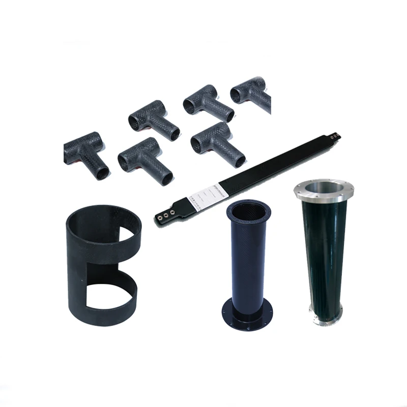 

Durable Carbon Fiber Tube Connectors High Strength Accessories for Sports Industrial Pipe Assembly