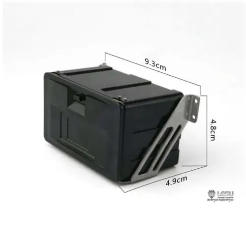 

Lesu 93Mm Metal Tool Box For 1/14 Rc Diy Tamiyaya Man Tractor Truck Model Dumper Th11483-Smt8