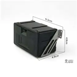 Lesu 93Mm Metal Tool Box For 1/14 Rc Diy Tamiyaya Man Tractor Truck Model Dumper Th11483-Smt8