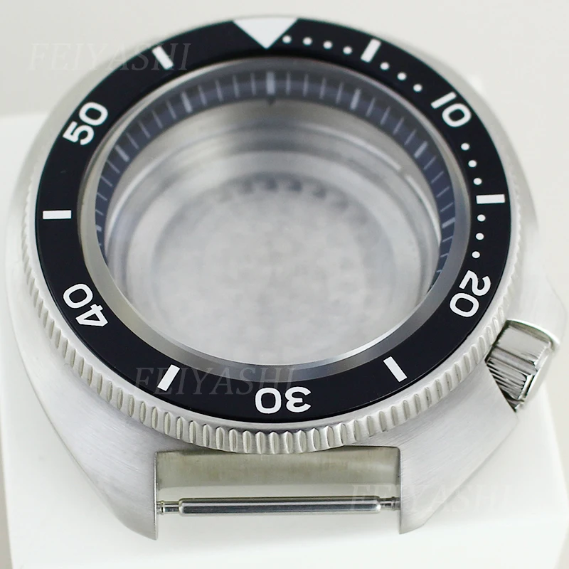 

44mm Diving Watch Case Sapphire Crystal Waterproof For Seiko NH34 NH35 NH36 NH38 Movement 28.5mm Dial Mod SKX6105 Turtle/Abalone