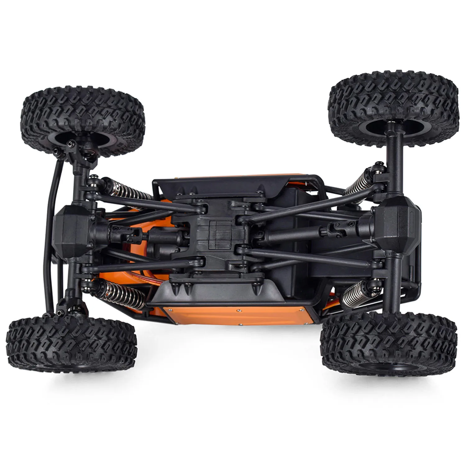 

1/18 Toys 4DW RC Rock Crawler Vehicle Remote Control All Terrain UTV Off Road Car Pipe Rack Car 15KM/H Speed Model Toy