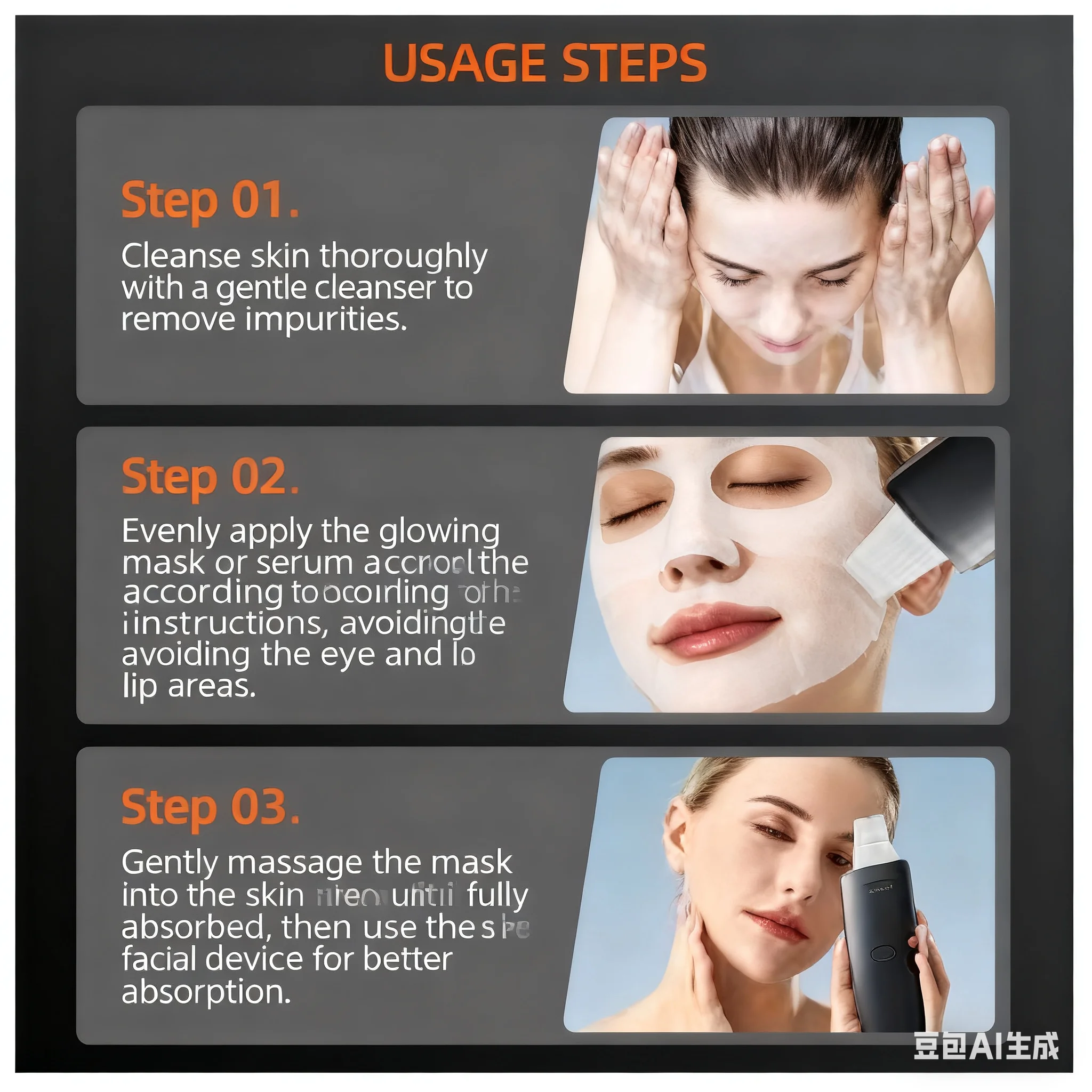 LESENプロフェッショナルフェイシャルクレンジングツール　ディーププロフェッショナルゴールデンピーリングシャベル（水使用）フェイシャルスキンスクラバーイオンタンク角質除去