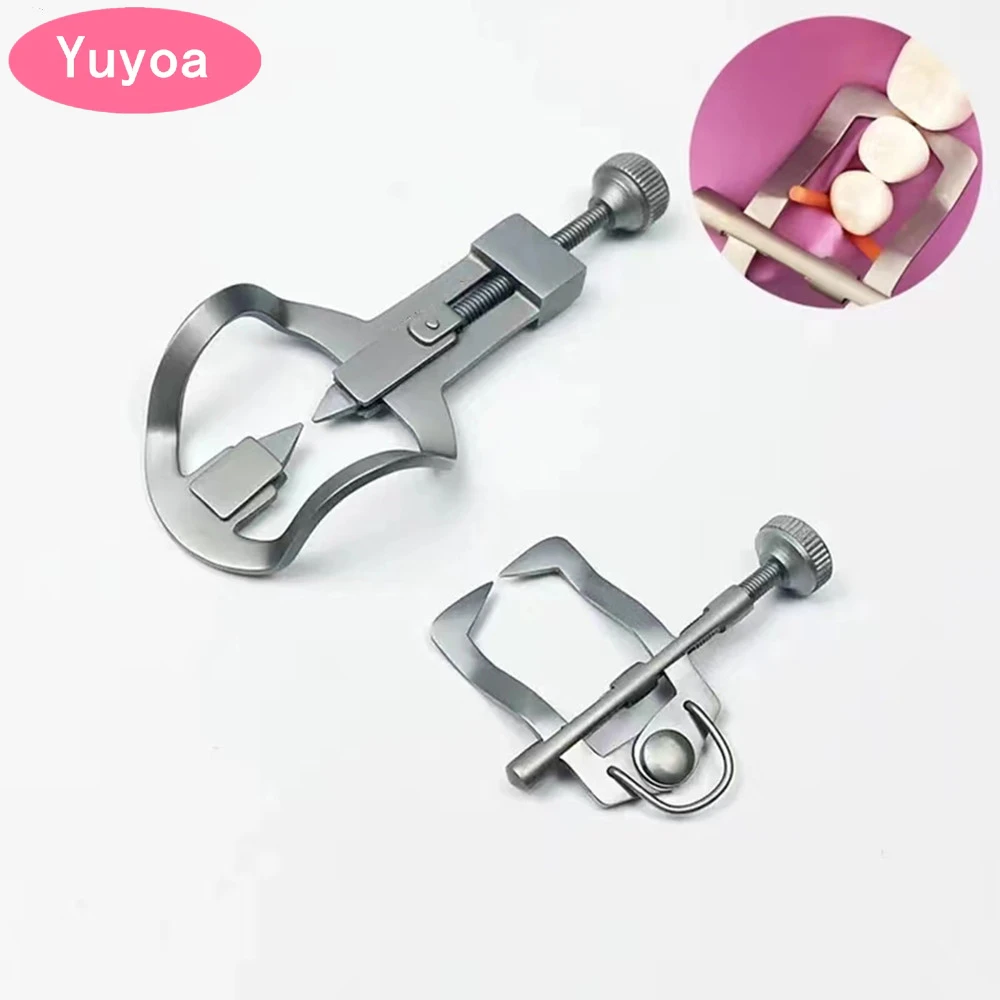 

2PCS Dental Anterior/Posterior Tooth Divider Separator Retractor Orthodontic Matrix Matrice Rubber Dam Dentist Tooth Separation