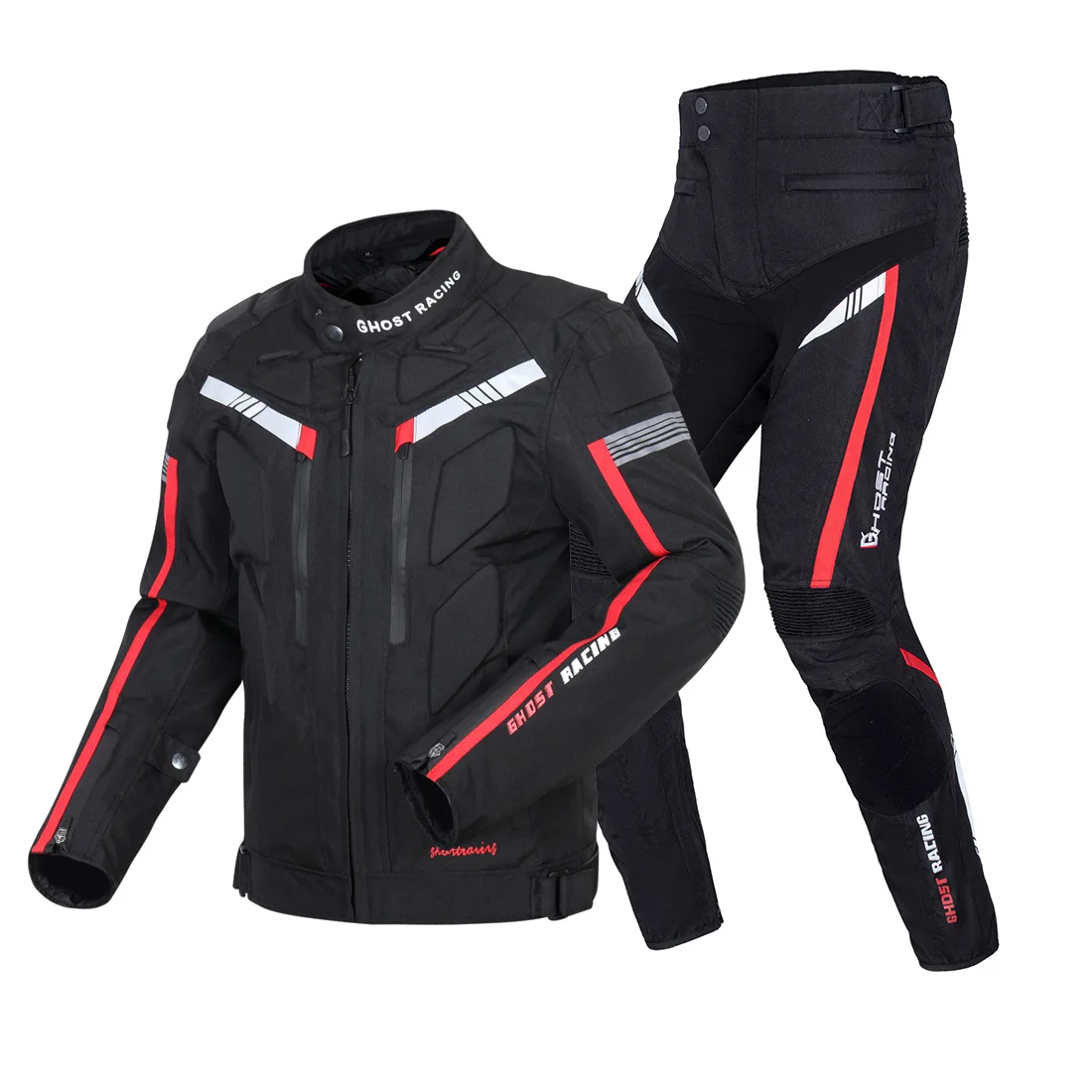 GHOST RACING Motobiker Racing Suit Warm Autumn And Winter Motorcycle Jacket Suit Anti-Fall Racing Suit Motocross Racing Jacke