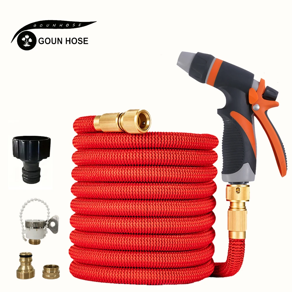 

Garden Water Pipe, High-Pressure Car Wash Water Gun, Flexible And Stretchable Rubber Water Pipe, Used For Lawn Irrigation